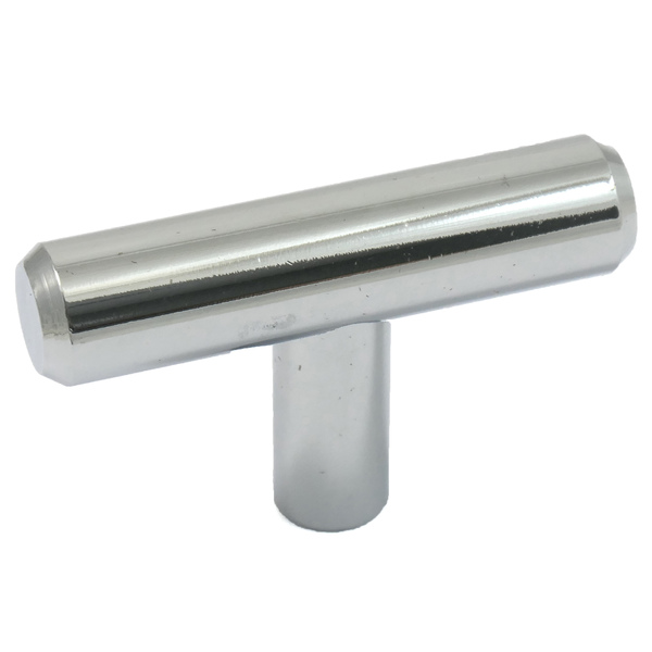 Laurey Steel T-Bar Knob, Polished Chrome, 2" 87926
